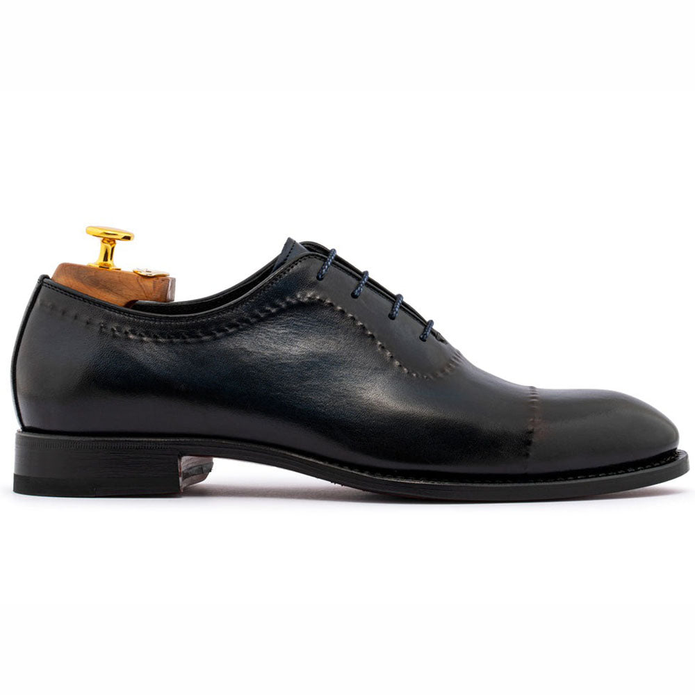 Harris Firenze 1913 Francesina Havana Calfskin Oxford Blue