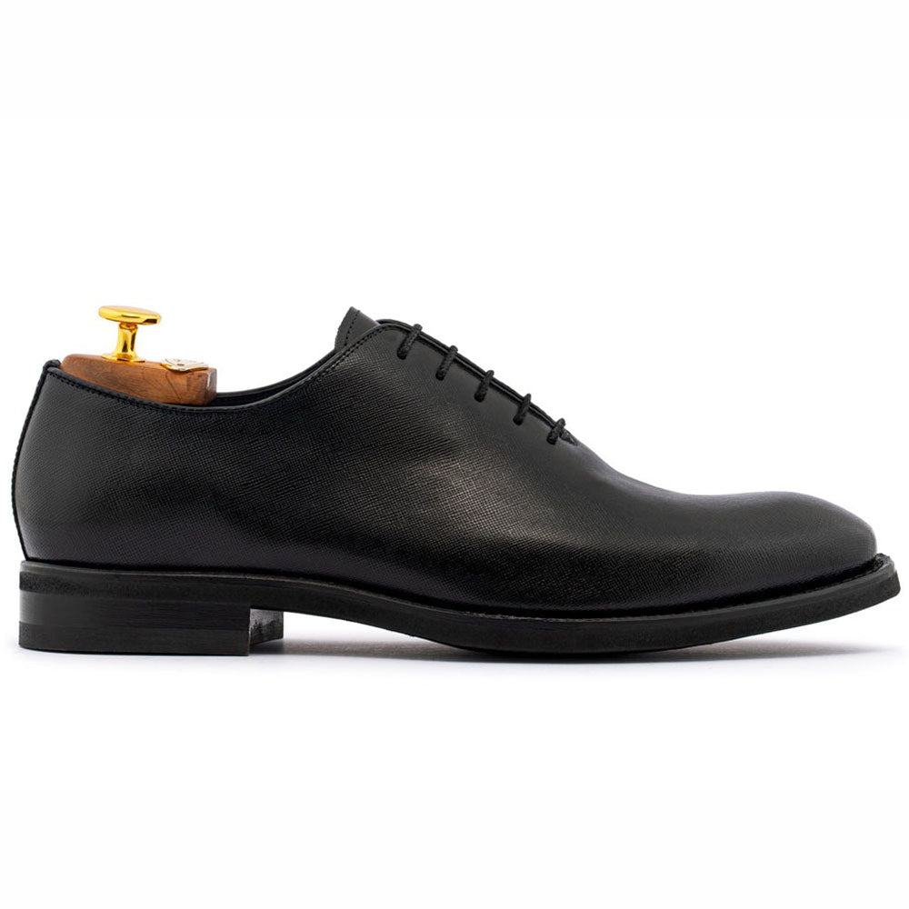 Harris Firenze 1913 Francesina Saffiano Print Calfskin Oxford Black