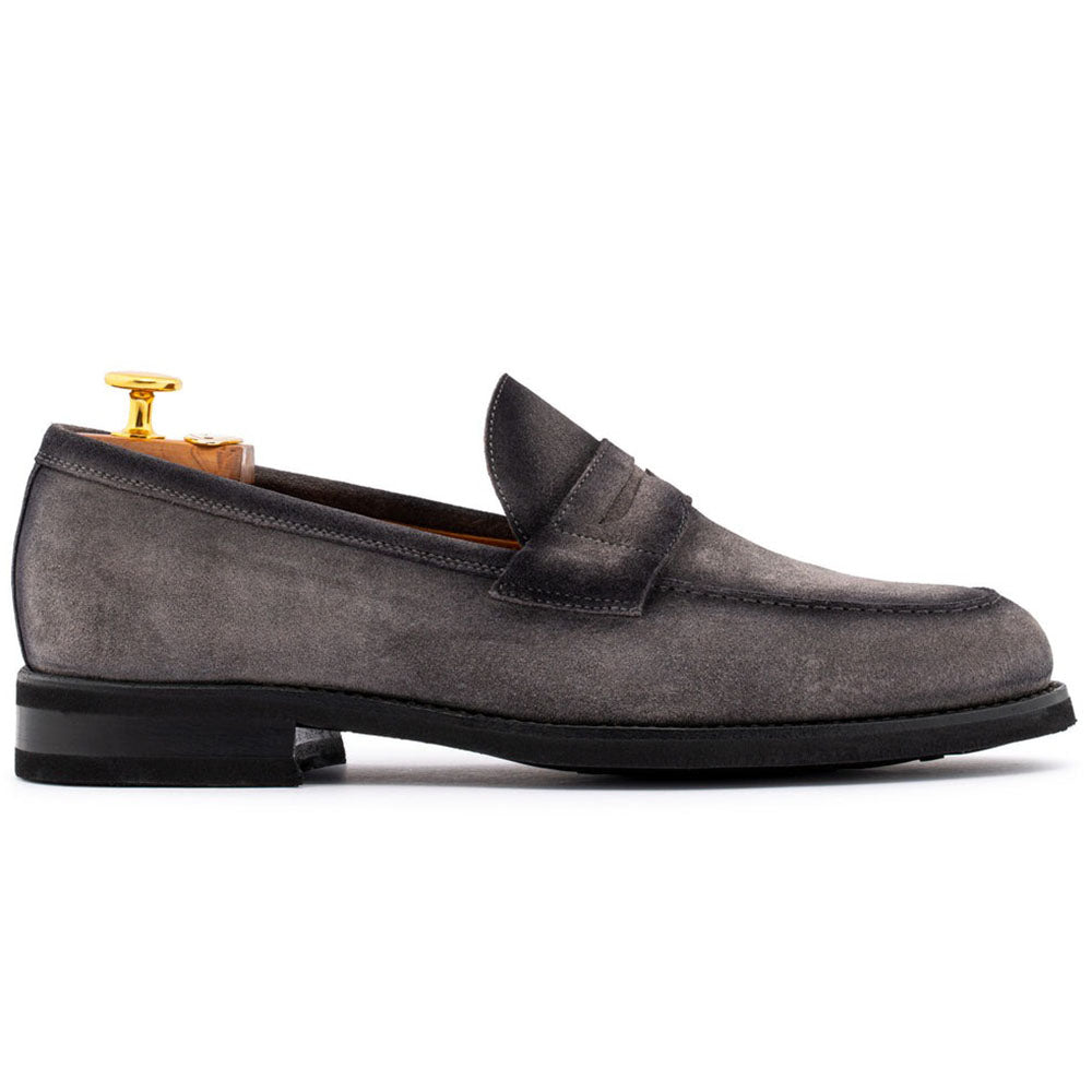 Harris Firenze 1913 Terni Suede Penny Moccasin Taupe