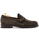 View product image 1: Harris Firenze 1913 Terni Suede Penny Moccasin Green