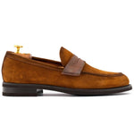 View product image 1: Harris Firenze 1913 Terni Suede Penny Moccasin Red