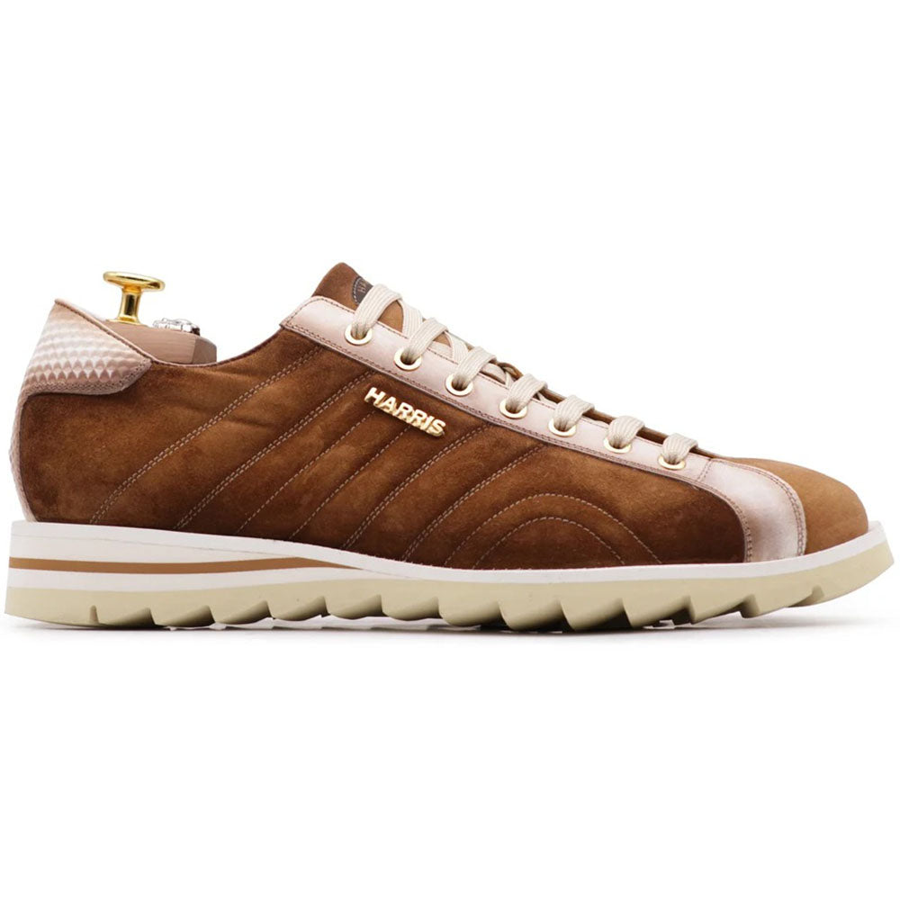 Harris Firenze 1913 Suede & Leather Sneakers Cognac