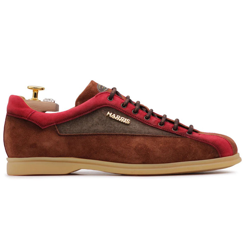 Harris Firenze 1913 Unstructured Suede Sneaker Burnt Red