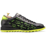View product image 1: Harris Firenze 1913 Genuine Python & Signature Suede Sneakers Black / Green