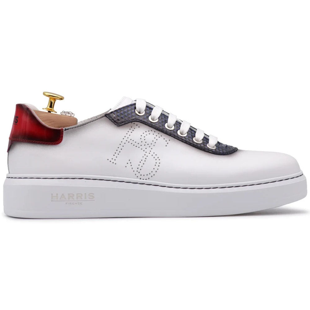 Harris Firenze 1913 Comfort Leather Sneakers White