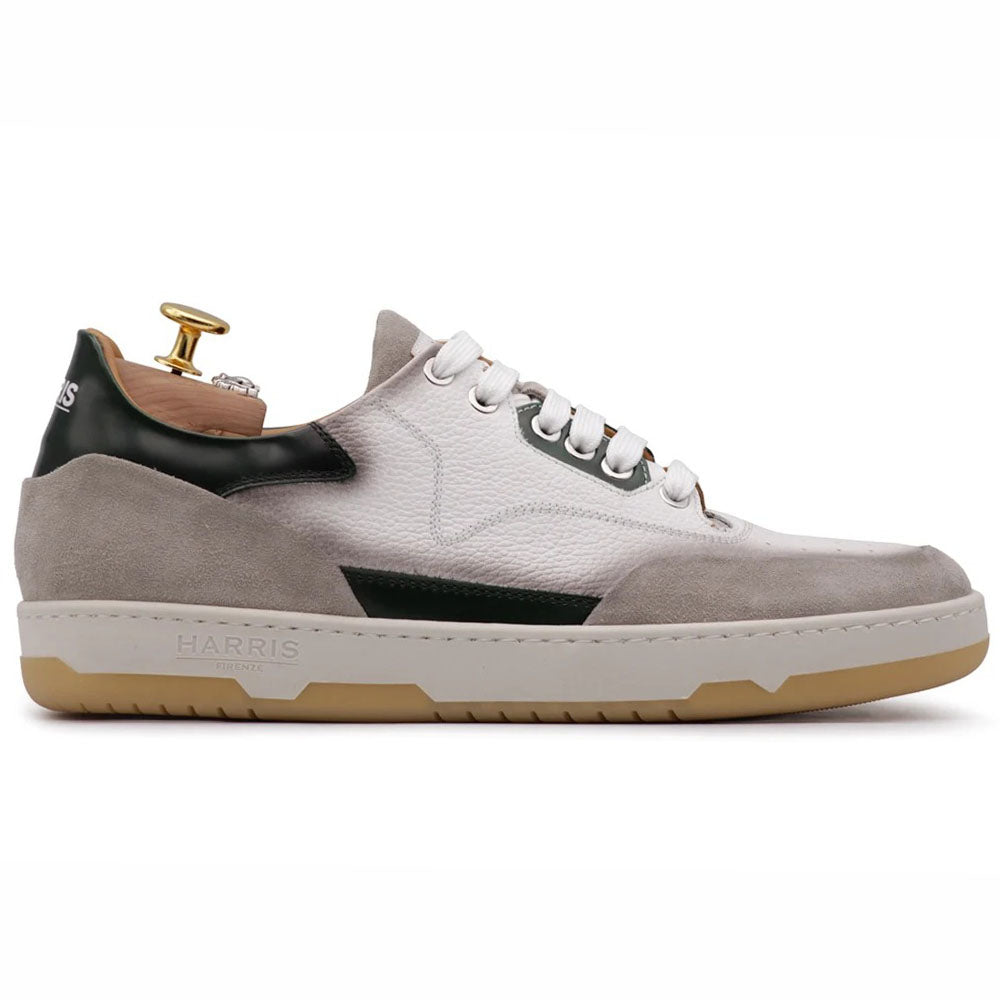 Harris Firenze 1913 Bruno Leather & Suede Sneaker Grey