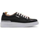 View product image 1: Harris Firenze 1913 Leather & Python Print Sneakers Black