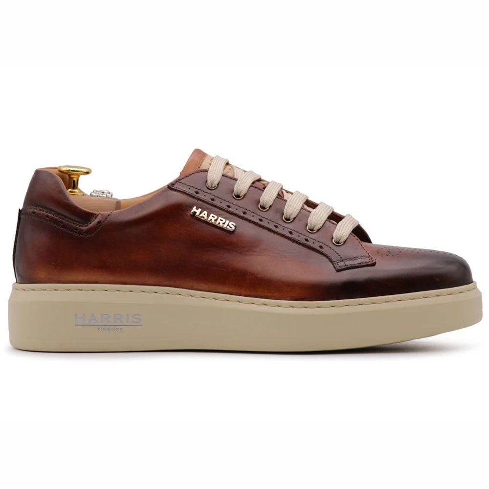 Harris Firenze 1913 London Calfskin Brogue Sneaker Brown