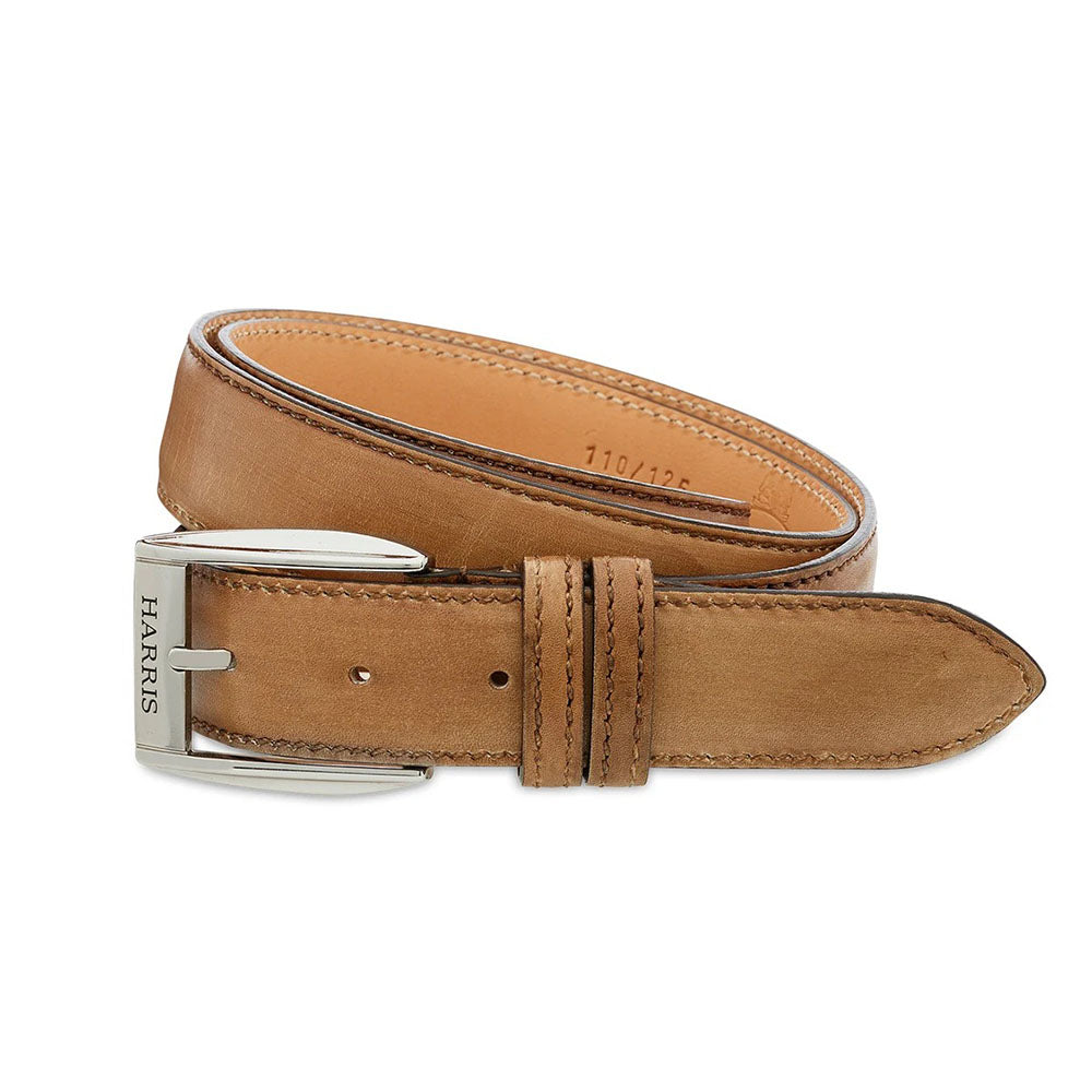 Harris Firenze 1913 Veal Leather Belt Beige