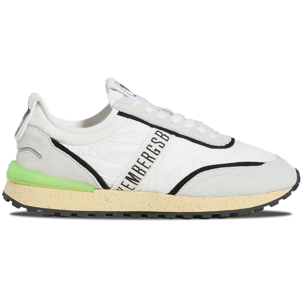 Bikkembergs Ignite Fabric & Suede Sneaker White