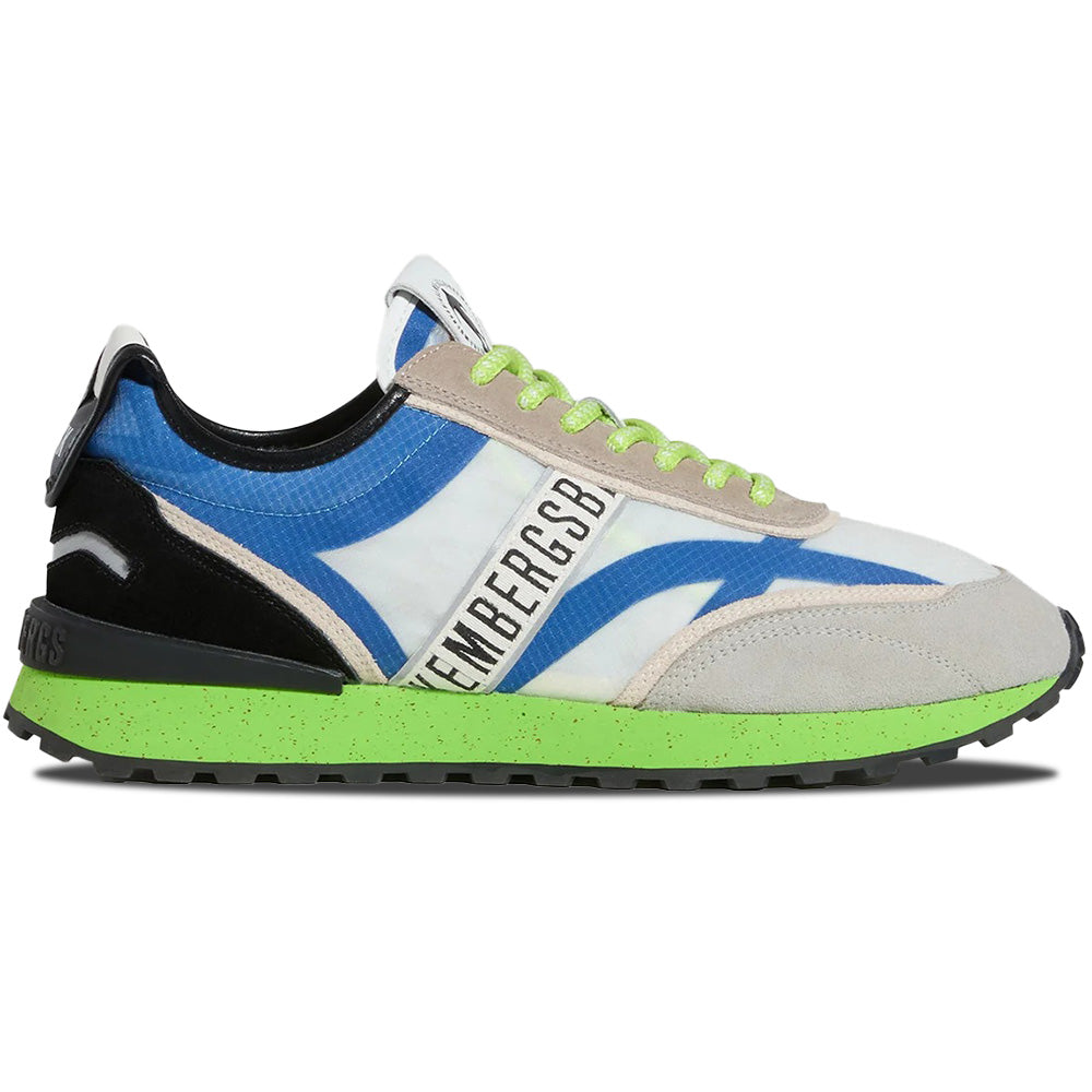 Bikkembergs Ignite Fabric / Suede / Leather Sneaker Metal