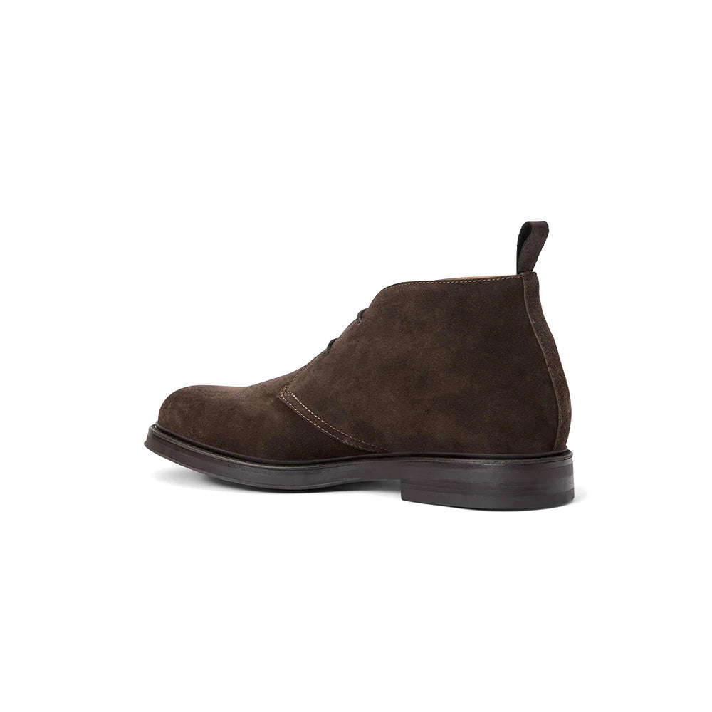 Aquatalia Brindisi Suede Lace Up Chukka Boot Dark Brown