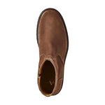 View product image 3: Aquatalia Varon Nubuck Zipper Boot Dark Brown