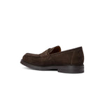 View product image 3: Aquatalia Bergamo Suede Penny Loafer Dark Brown