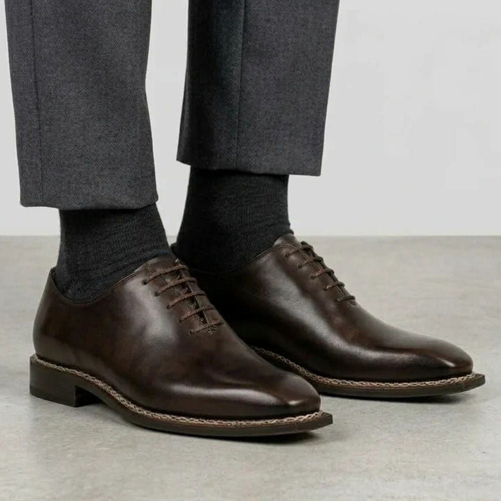 Harris Firenze 1913 Francesina Norwegian Wholecut Calfskin Oxford Brown