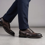 View product image 2: Harris Firenze 1913 Norwegian Welt Wing Tip Calfskin Oxford Grey