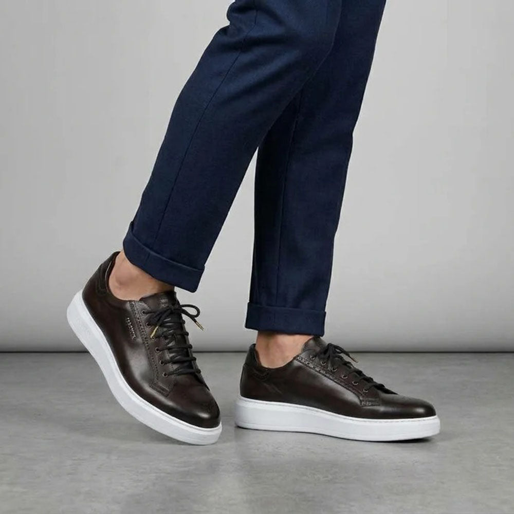 Harris Firenze 1913 London Leather Sneaker Grey & Black