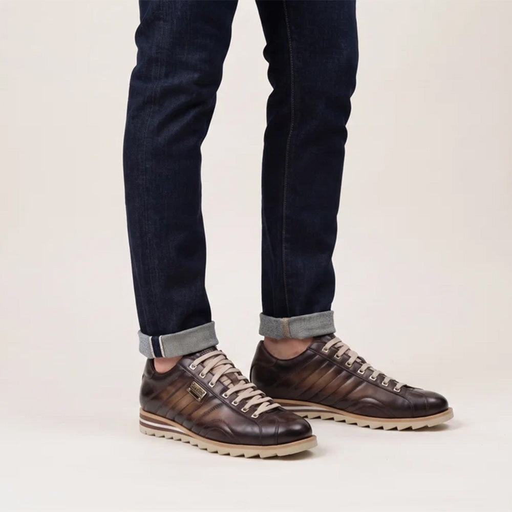 Harris Firenze 1913 Leather Sneakers Dark Brown