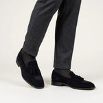 View product image 2: Harris Firenze 1913 Suede Tassel Moccasin Blue