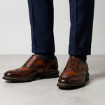 View product image 2: Harris Firenze 1913 Norwegian Welt Wing Tip Calfskin Oxford Yellow