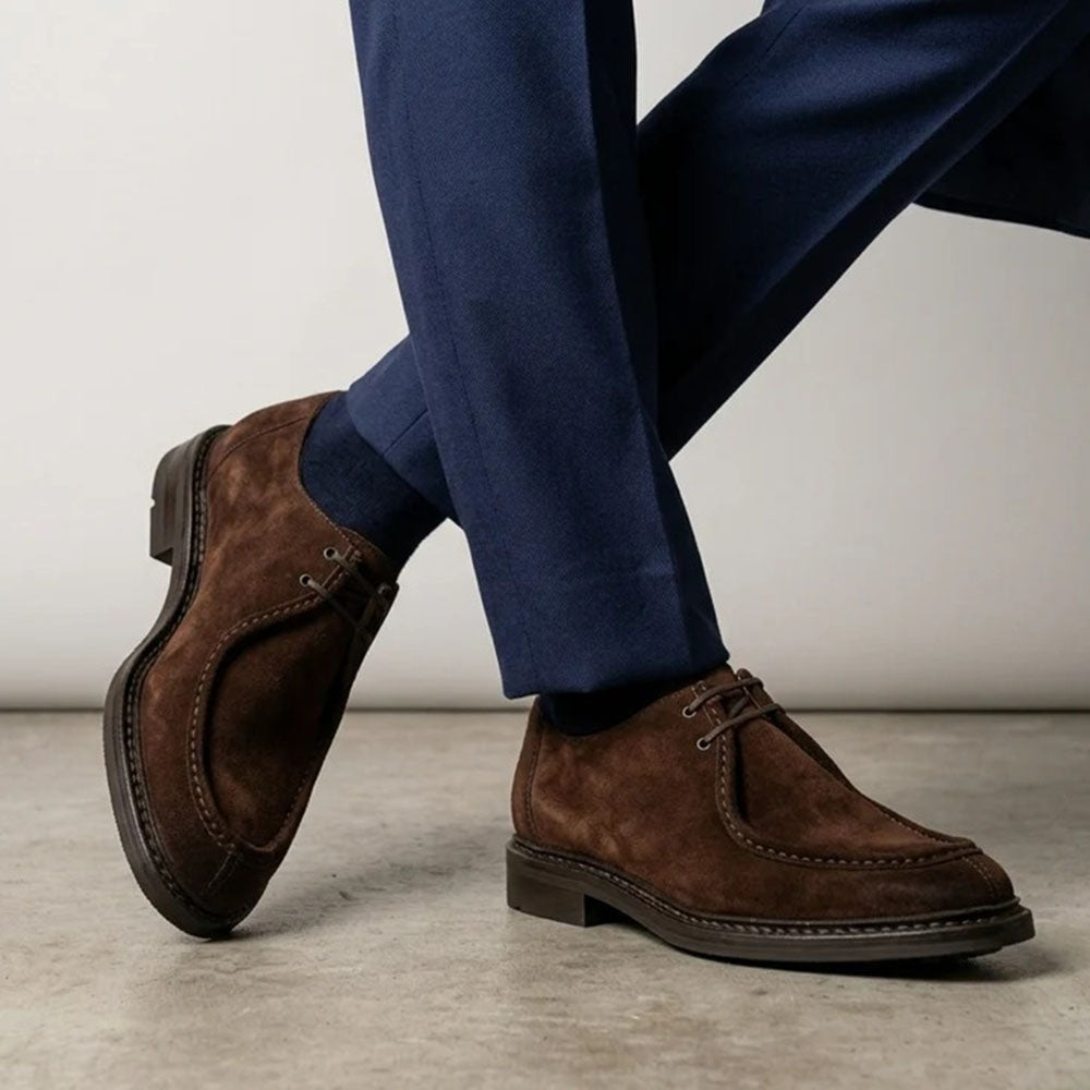 Harris Firenze 1913 Asiago Suede Derby Brown