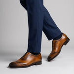View product image 2: Harris Firenze 1913 Francesina Brogue Calfskin Oxford Yellow