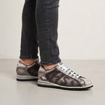 View product image 2: Harris Firenze 1913 Genuine Python & Suede Sneakers Grey
