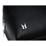 View product image 4: Moreschi Monoviso Pebble Grain Leather Toiletry Bag Black