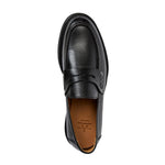 View product image 4: Aquatalia Bucarest Calfskin Penny Loafer Black