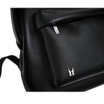 View product image 5: Moreschi Adamello Pebble Grain Leather Backpack Black