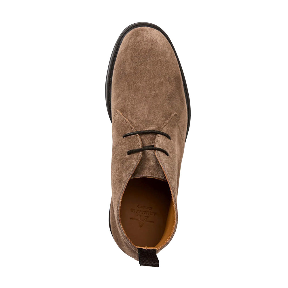Aquatalia Brindisi Suede Lace Up Chukka Boot Taupe