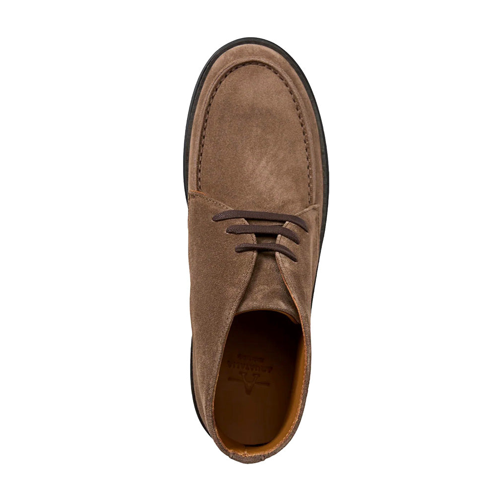 Aquatalia Bronte Suede Lace Up Chukka Boot Taupe