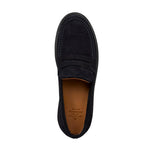 View product image 4: Aquatalia Bucarest Suede Penny Loafer Navy
