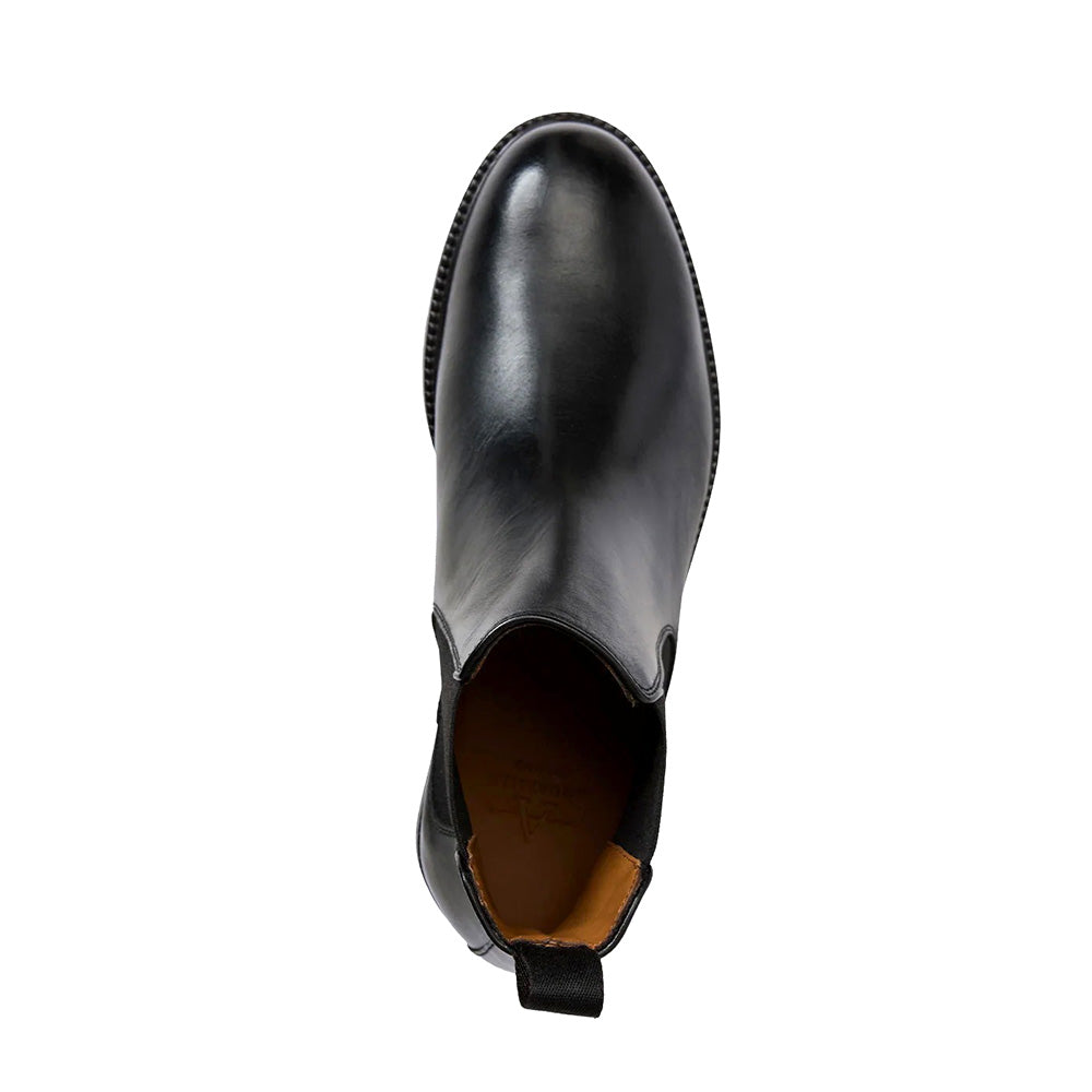 Aquatalia Prospero Leather Chelsea Boot Black
