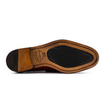 View product image 3: Harris Firenze 1913 Hand-Painted Genuine Alligator Moccasin Red