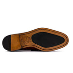 View product image 3: Harris Firenze 1913 Hand-Painted Genuine Alligator Moccasin Brown