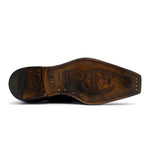 View product image 3: Harris Firenze 1913 Francesina Norwegian Wholecut Calfskin Oxford Blue
