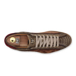 View product image 3: Harris Firenze 1913 Genuine Python & Suede Sneakers Brown