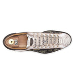 View product image 3: Harris Firenze 1913 Genuine Python & Signature Suede Sneakers Black