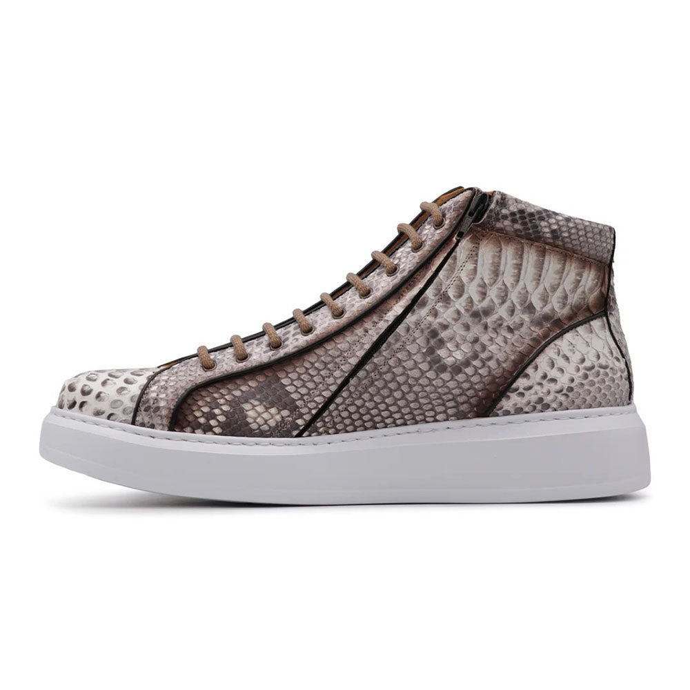 Harris Firenze 1913 Genuine Python Ankle Boot Natural