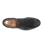 View product image 3: Harris Firenze 1913 Elk Effect Leather & Suede Sneaker Black & Grey