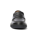 View product image 5: Aquatalia Bucarest Calfskin Penny Loafer Black