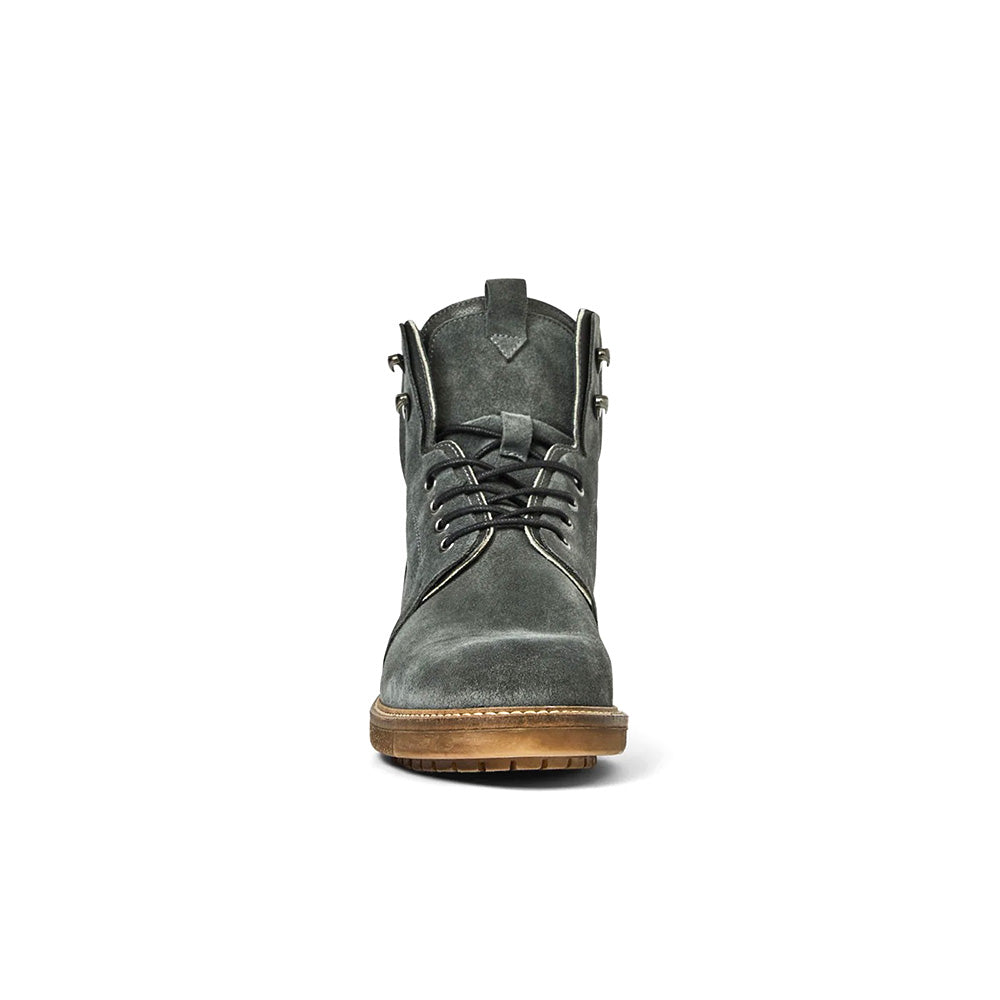 Aquatalia Rovello Suede Lace-Up Boot Grey