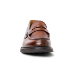 View product image 5: Aquatalia Bergamo Tumbled Leather Penny Loafer Cognac