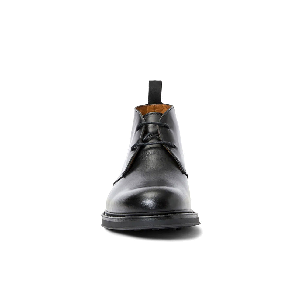 Aquatalia Brindisi Leather Lace Up Chukka Boot Black