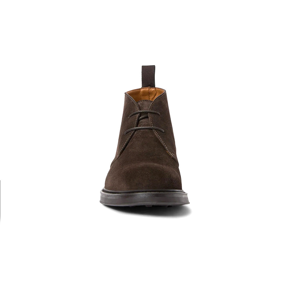 Aquatalia Brindisi Suede Lace Up Chukka Boot Dark Brown