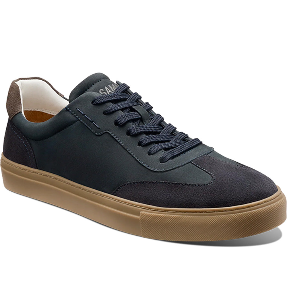 Samuel Hubbard Hayes Nubuck Lace-Up Sneaker Navy