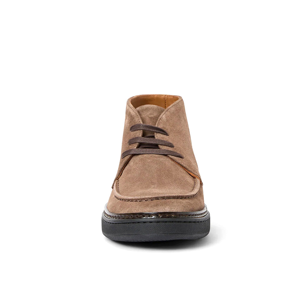 Aquatalia Bronte Suede Lace Up Chukka Boot Taupe