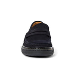 View product image 5: Aquatalia Bucarest Suede Penny Loafer Navy