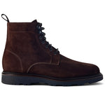 View product image 1: Aquatalia Agostino Suede Lace-Up Boot Dark Brown